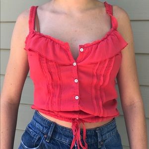 Abercrombie & Finch button up cami